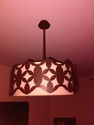 Lámpara de forja artesanal