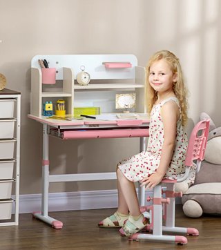 Escritorio y Silla Infantil Ajustable