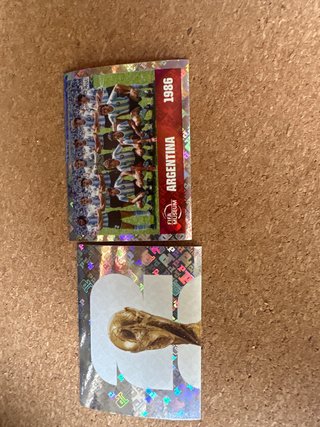 Cromos Mundial Argentina 1986 y Trofeo