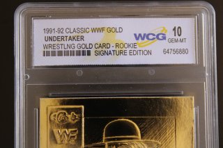 Undertaker 1991-92 Classic WWF Gold Rookie Card