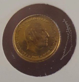 Tarjeta Francisco Franco con Moneda