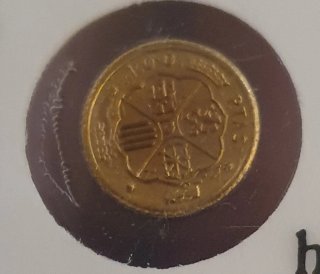 Tarjeta Francisco Franco con Moneda