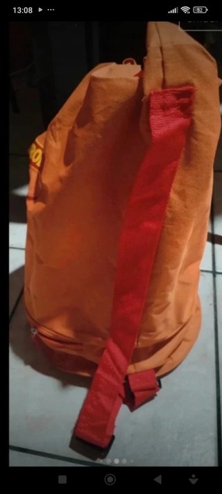 Zaino vintage Crodino arancione