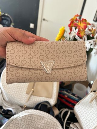 Mochila Tommy Hilfiger Monogram Beige/Blanco