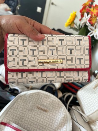 Mochila Tommy Hilfiger Monogram Beige/Blanco