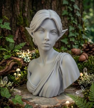 Busto Ninfa del Bosque