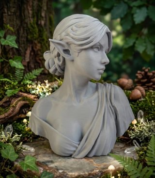 Busto Ninfa del Bosque