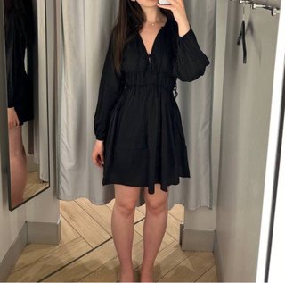Vestido negro H&M