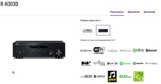 Yamaha R-N303D Amplificatore Hi-Fi pari al nuovo