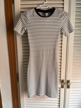 Vestido H&M Rayas Talla XS