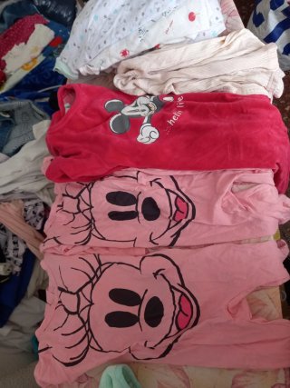 Lote Ropa Niña Vestidos Flores y Rayas 9-23
