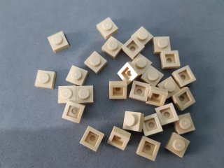 Lego 3024 marrón claro