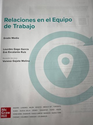 Relaciones en el equipo de trabajo Grado Medio