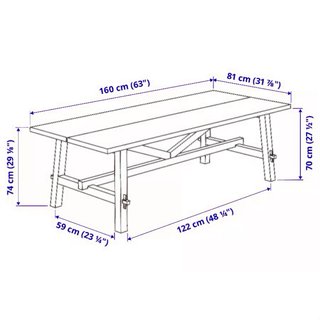 Mesa de comedor madera Ikea