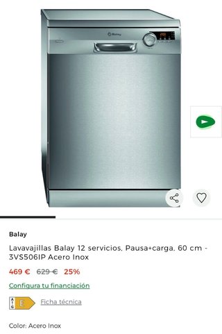 Lavavajillas nuevo