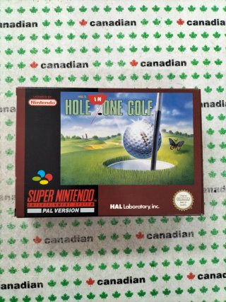 Super Nintendo Hole In One Golf PAL