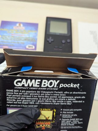 Game Boy Pocket Nero CIB GIG PAL