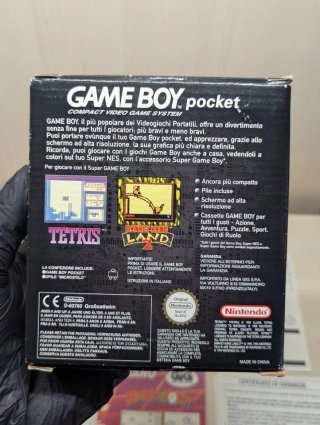 Game Boy Pocket Nero CIB GIG PAL