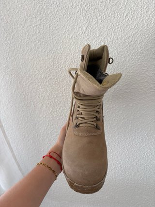 Botas militares color camel