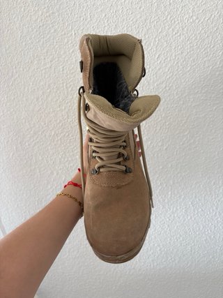 Botas militares color camel