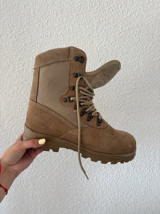 Botas militares color camel