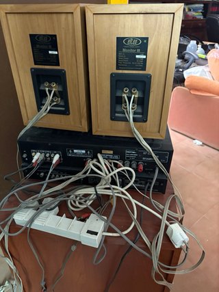 Equipo Hi-Fi Vintage Denon Rotel Eltax