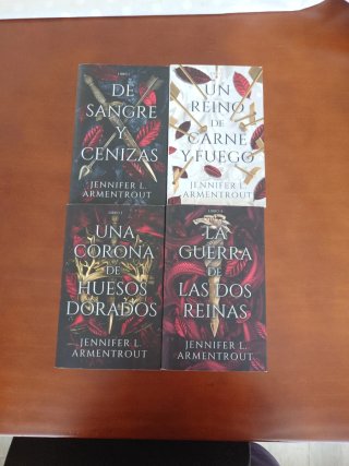 De sangre y cenizas 4 libros