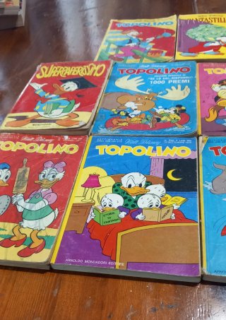 Lotto 14 fumetti Topolino anni '70