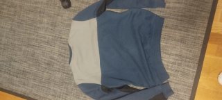 Sudadera Fila azul y gris