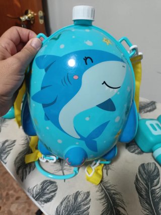 Mochila de agua dinosaurio