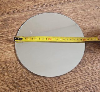 14 Espejos Circulares 20cm Plata