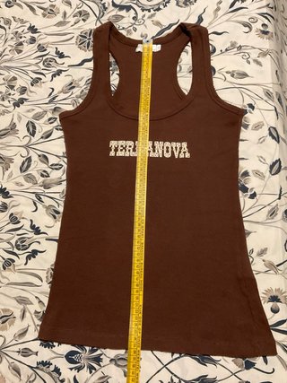 Canotta Terranova marrone Vintage