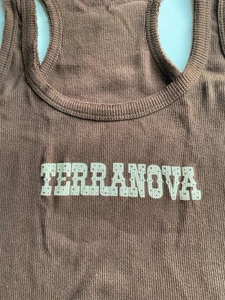 Canotta Terranova marrone Vintage