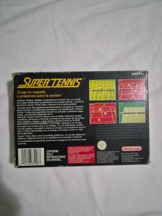 Super Nintendo Super Tennis CIB PAL