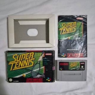 Super Nintendo Super Tennis CIB PAL