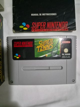 Super Nintendo Super Tennis CIB PAL