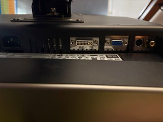 Monitor HP Plata y Negro