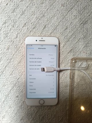 iPhone  32GB Oro Rosa Batería Original + cable