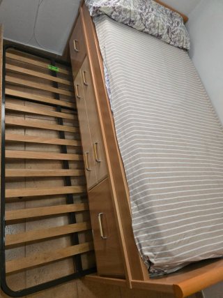 Cama nido de madera con cajones, 2 camas en 1