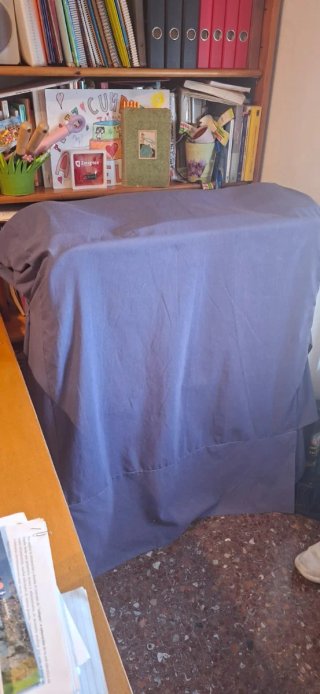 Cama Plegable Drom con Colchón Azul