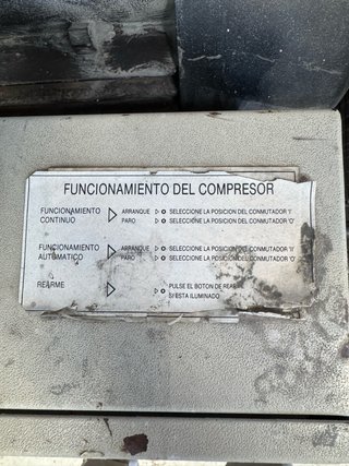 Compresor Industrial Hydrovane 707 Sagunda Mano