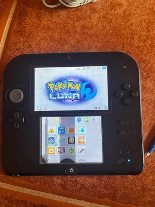 Nintendo 2DS Azul + Pokémon Luna