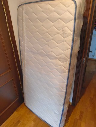 Colchón 90x190 + Somier Plegable 80x200
