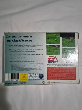 FIFA 98 Rumbo al Mundial Super Nintendo PAL ESP