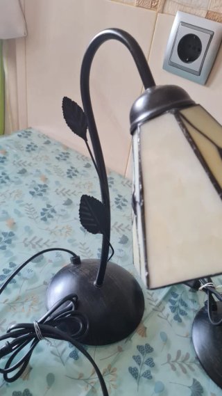 Pareja de lámparas de noche tifanis