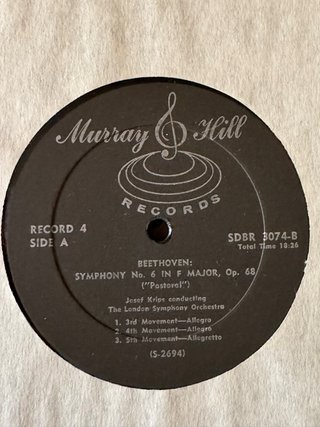 Vinilo Beethoven 9 Sinfonías Josef Krips