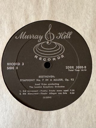 Vinilo Beethoven 9 Sinfonías Josef Krips
