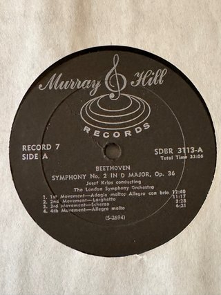Vinilo Beethoven 9 Sinfonías Josef Krips