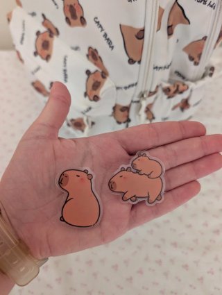 Mochila Capibaras con estampado