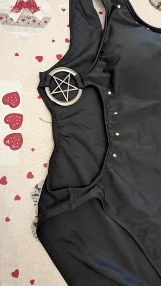 Bañador Romwe Negro Talla XL